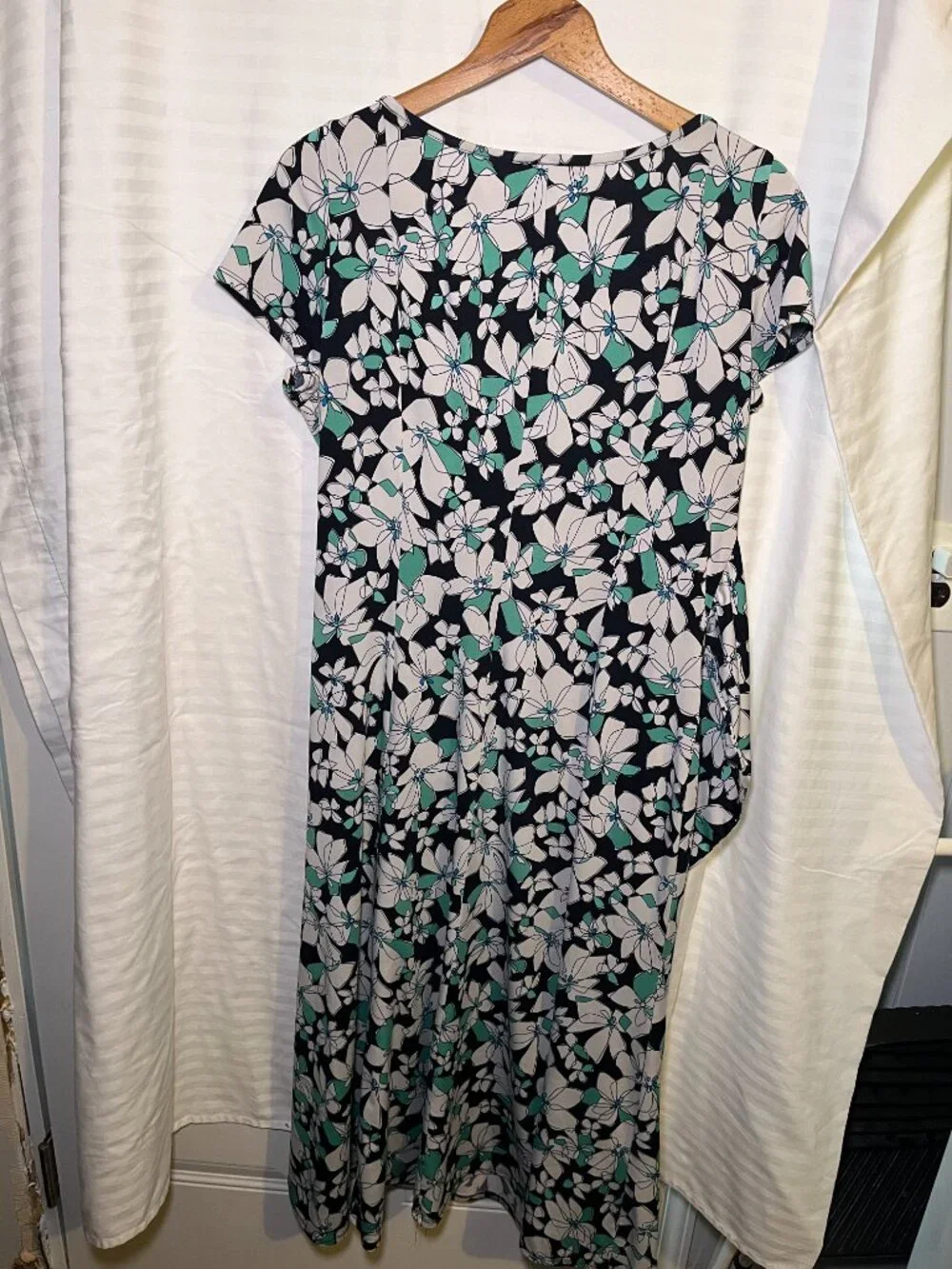 Perceptions NY Floral Ruched Dress Women’s XL